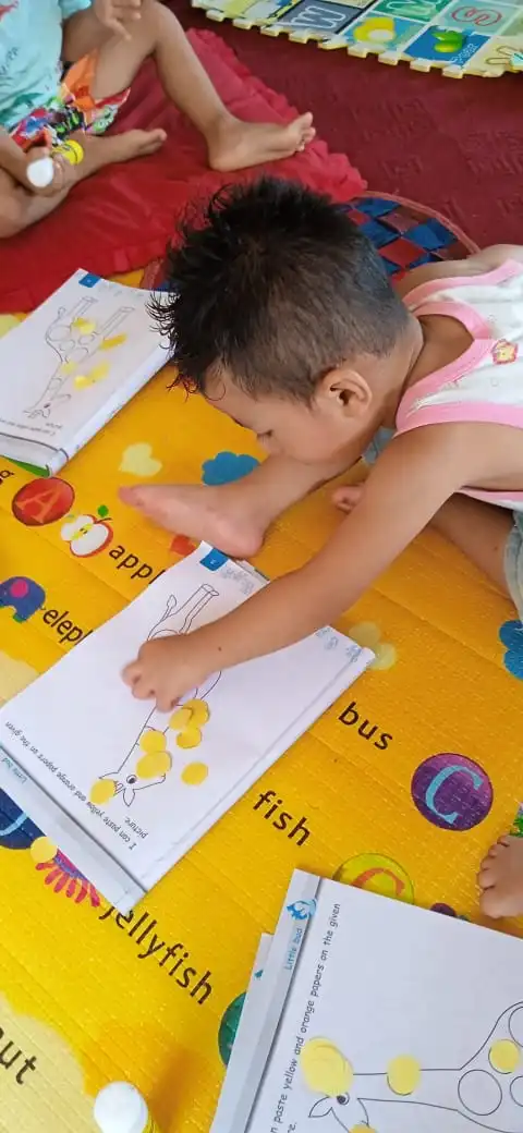 A boy resembling color