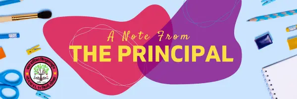 Note from the Principal